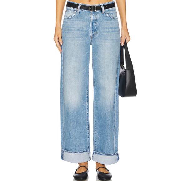 MOTHER The Petite Lil’ Dodger Button Hover Cuff Jeans - Picture 1 of 11